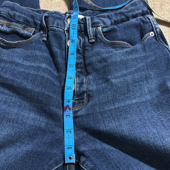 Good American Good Curve Exposed Button High Rise Straight Jean - Picture 13 of 14